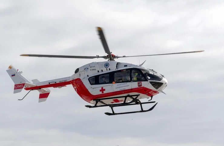 remoção aérea de pacientes